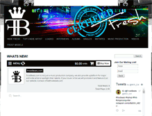 Tablet Screenshot of frostbeats.com